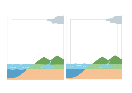 물의 순환 사진틀