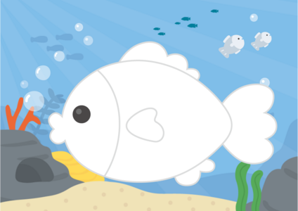 모양 도장으로 꾸며요(물고기)