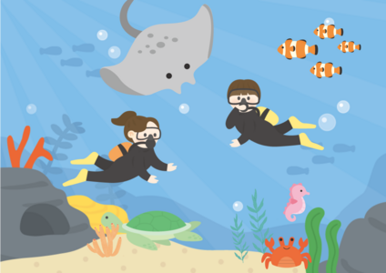 수상 스포츠 (스킨스쿠버)