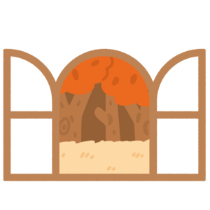 가을 풍경 액자